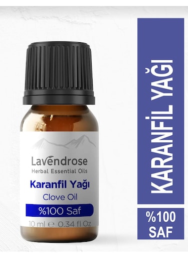 Lavendrose Karanfil Yağı %100 Saf- Bitkisel Aromaterapi