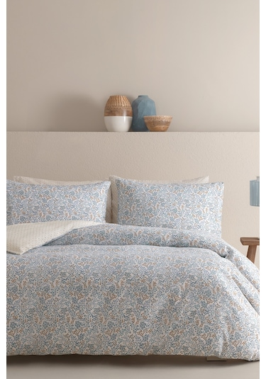 Dormy Home Lacie Çift Kişilik Nevresim Takımı - İndigo İndigo