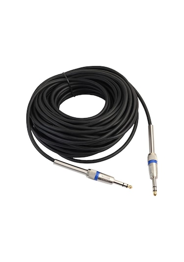 Suntek 1/4 '' 6.35mm Trs Dengeli Ara Bağlantı Patch Kablo Ses