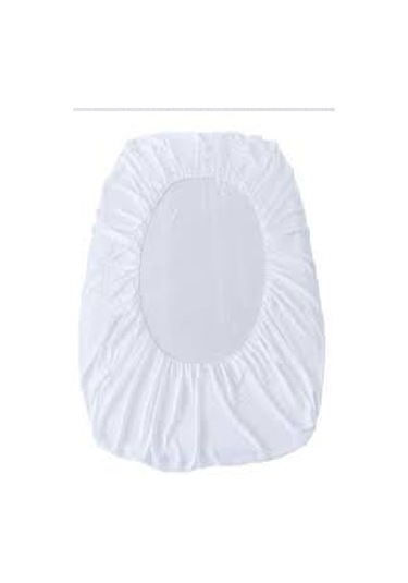 Divanev Fitted Alez 90x190+30 Cm Tek Kişilik Pamuk Kumaş Sıvı Geçirmez Yatak Koruyucu Beyaz