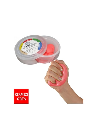 Msd Theraflex Putty El Egzersiz Hamuru Kırmızı - Orta 85Gr