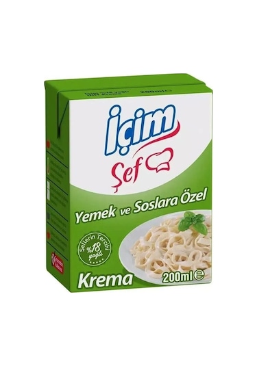 İçim Krema Yemeklere Ve Soslara Özel 12 x 200 ML