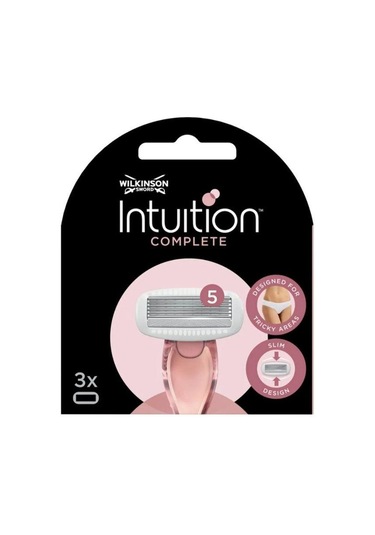 Wilkinson Sword Intuition Complete Kadın Tıraş Bıçağı Kartuşu 5 Bıçaklı 3 Yedek Kartuş
