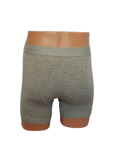 X-Man 704 Erkek 3 Adet Düz Renk Düğmeli Stretch Boxer