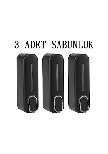 3 Adet Duşakabin Duşjeli Sabunluk Şampuan Şişesi Manuel Yeni Mode