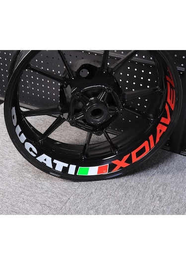Ducati Xdıavel Yazılı Jant İçi Sticker Etiket Modeli