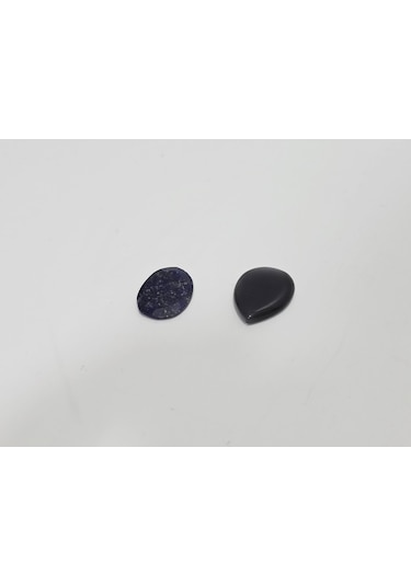 Kabaşon Kesim Kuvars Doğal Taş 17,2 Gram Lot 19 renkli