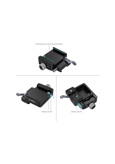 Smallrig 4195 Djı Rs 3 Mini İçin Arca-swiss Montaj Plakası