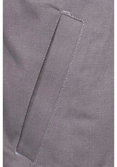 Kışlık İş Montu Grikırmızı Pamuklu Polar Astarlı Nigra Tasarım Gri-Kırmızı