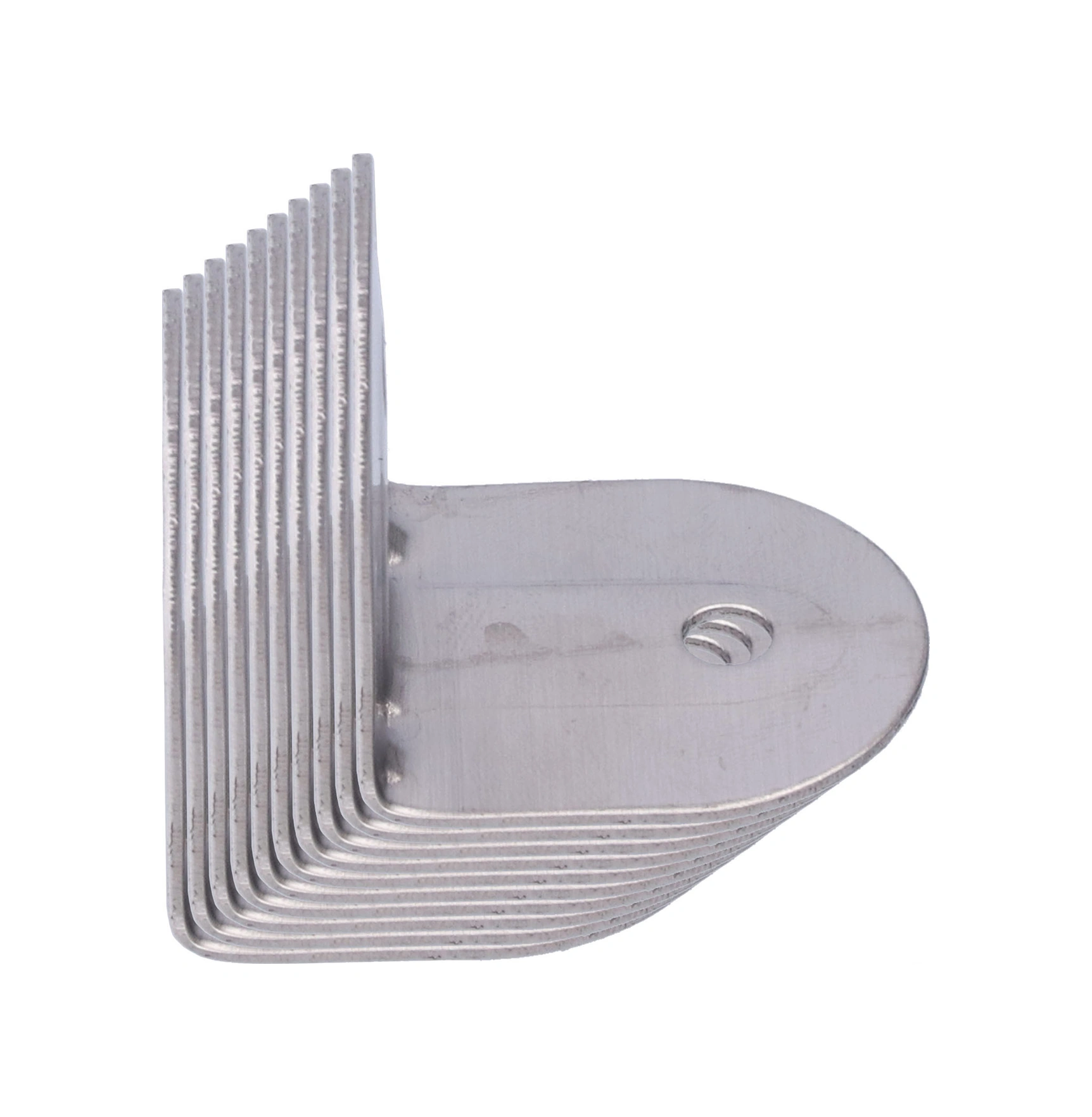 Geeroyoo 10 Adet 40x40mm Paslanmaz Çelik Köşe Ayiracı - 90 Derece Dayanıklı Taşıma, Mobilya Sabitleme, Dolap/raf Güçlendirme Diğer