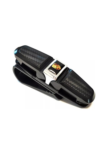 Power Resulting Porsche Göğüs Güneşliği İçin Araba Gözlük Tutucu 174448188 Siyah