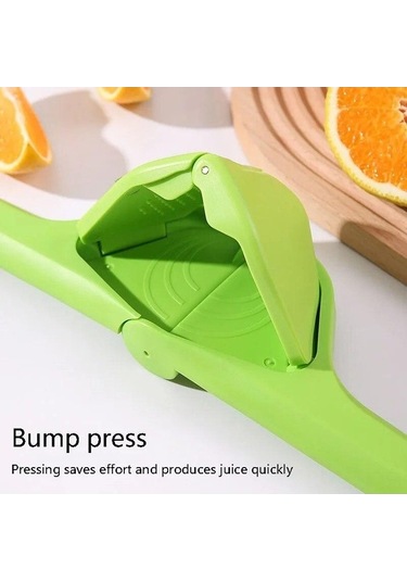 Novahub Yeşil 1pc Limon Sıkma Makinesi, Kolay Sıkılabilir, Katlanabilir, Depolama Tasarrufu, Düz Narenciye Suyu Yeşil