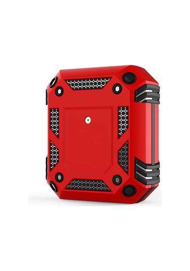 Ekılıf - Airpods 1.nesil Uyumlu - Kılıf Darbelere Karşı Dayanıklı Koruyucu Silikon Kılıf Airbag 15 - Kırmızı