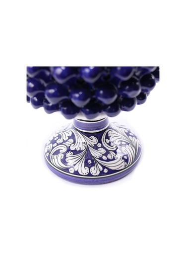 Dekoratif Kozalak Büyük Boy Mavi