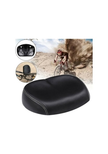 Artfulabode Yumuşak Skycıty Siyah-kırmızı Sele, Pu Pedli Ekstra Geniş Burunsuz Boy Bisiklet - Fc Çok Renkli