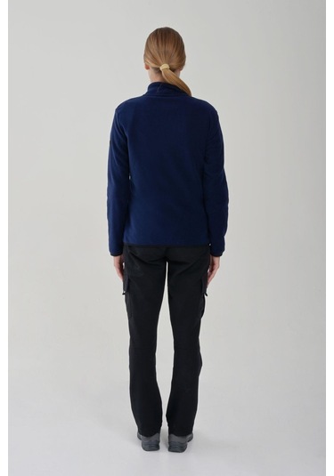 Exuma Kadın Tam Fermuarlı Polar 2322003 - Lacivert