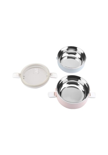 Yalıtımlı Öğle Yemeği Kutusu Taşınabilir Paslanmaz Çelik Yalıtımlı Öğle Yemeği Kutusu Öğle Yemeği Kutusu Gıda Kutusu 2 Katlı Çok Renkli