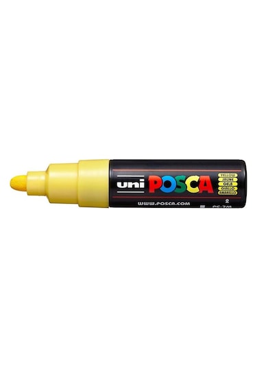 Uni Posca Pc-7M Boyama Markörü 4.5-5.5 Mm Sarı