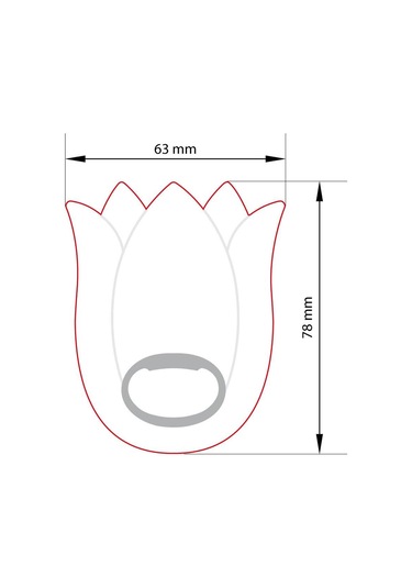 Lale Magnet Açacak Vglal 250 Adet Beyaz