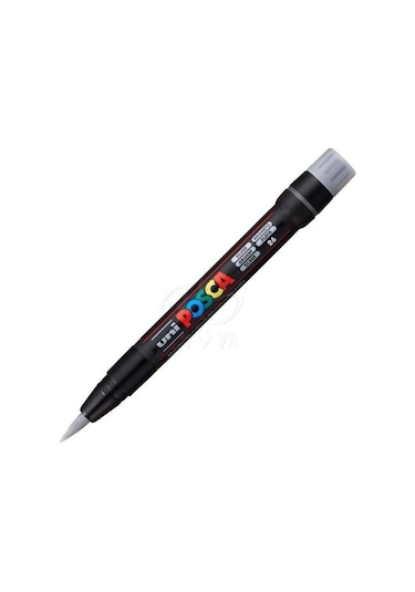 Uni Posca Fırça Uçlu Marker Pcf-350 Gümüş