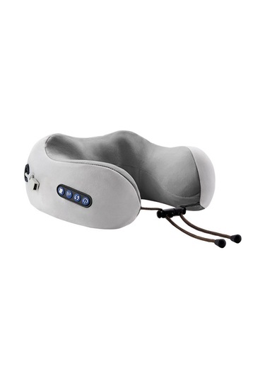 Teltree "u Şekilli Hafızalı Köpük Boyun Masaj Yastığı - 3 Düğmeli Elektrikli Araç & Ev Masaj Cihazı Pembe " Pembe