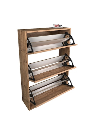 Bofigo Düşer Kapak Ayakkabılık Kayar Raflı Ayakkabılık 3 Bölmeli Ayakkabılık Melek Çam Bofigo Düşer Kapak Ayakkabılık Kayar Raflı Ayakkabılık 3 Bölmeli Ayakkabılık Melek Çam
