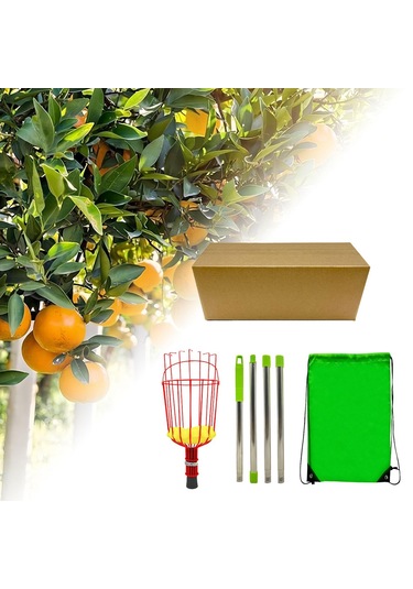 Suntek Meyve Seçici Kafa Sepeti Toplama Bahçe Armut 1.6-metre