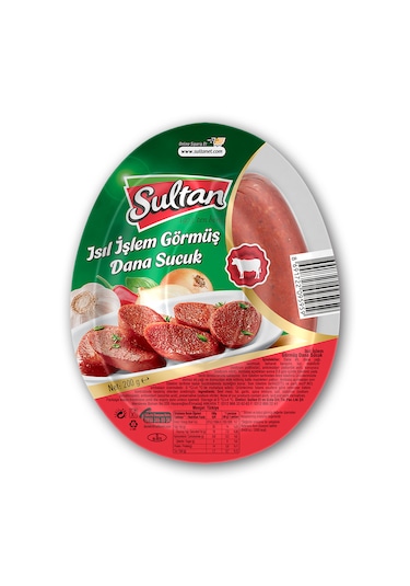 Sultan Etçi Vakumlu Kangal Sucuk 200 G