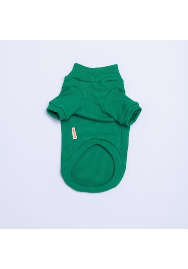 Yeşil Avocado Avokado Nakışlı Esnek Kedi Köpek Sweat- Kedi Köpek Kıyafeti