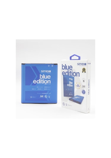 Simex Galaxy J7 Prime / A7 2016 İle Uyumlu Eb-ba710abe Sbt-03 Batarya Blue Edition