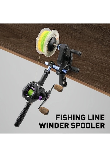 Xuweiwei A 1 Adet Siyah Abs Olta Makarasi Ayarlanabilir Tasinabilir Masa Klemli 3:1 Sarim Orani Pille Calismaz Olta Ekipmani