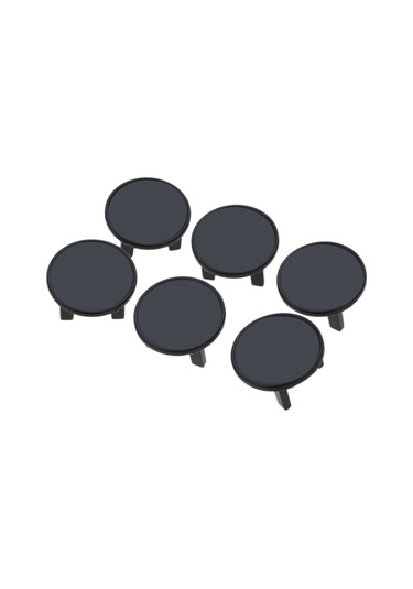 Monyee 6 Adet İngiliz Tipi Abs Çocuk Elektrik Prizi Koruyucu Kapağı - Şok Engeli Ve Güvenli Korumalı Siyah Diğer