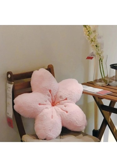 Zyzqstore Sakura Yastık Şekli Peluş Yastık, Yatak Odası Oturma Odası Ev Açık Pembe Açık Pembe