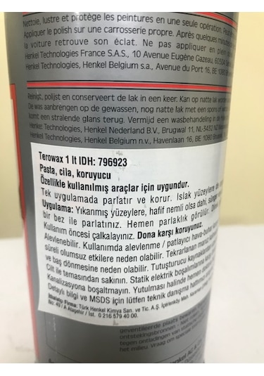 Teroson Terowax Cila 1 Lt