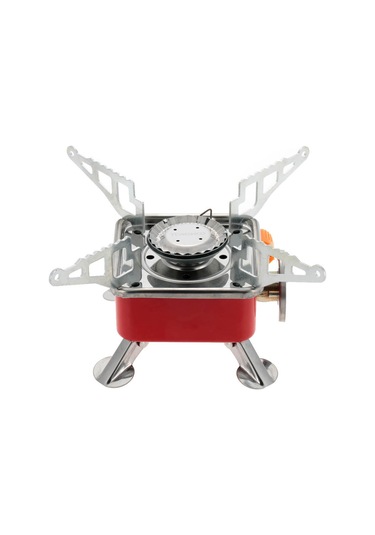 Tenfowee Dış Mekan Çevrilir Gaz Sobası - 2800w Güç, Piyoelektrik Ateşleme, Çelik Malzeme, Taşınabilir Kamping Stüdyosu Gümüş