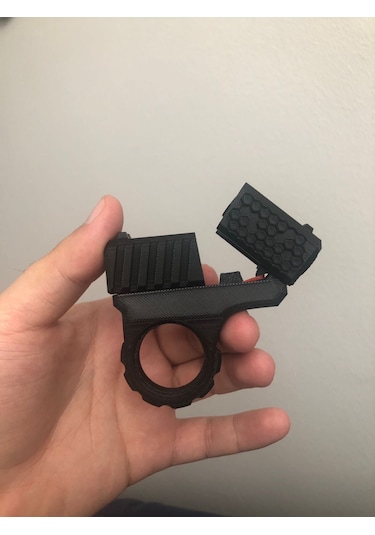 Gun Toy Fidget Spinner Stres Çarkı 3d