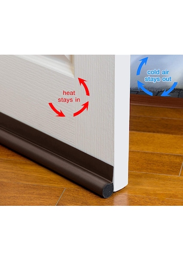 4 Adet Kapı Altı Rüzgar Önleyici Çift Taraflı Kapı Altı Rüzgarlık