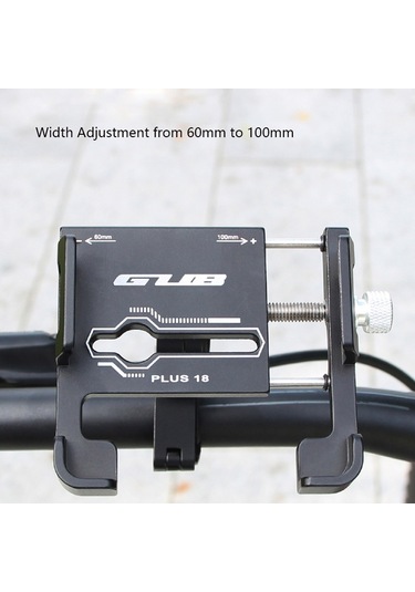 Gub Plus 18 Alüminyum Alaşımlı Cep Telefon Tutucu Darbeye Dayanıklı Bisiklet Telefonu Montaj Braketi Çok Renkli
