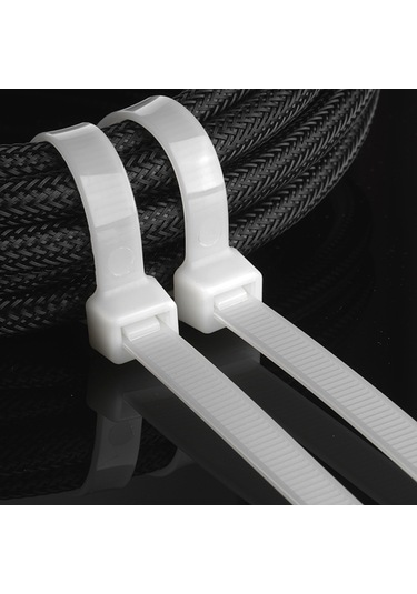 Kablo Bağı 7.5x450mm Beyaz 100 Adet