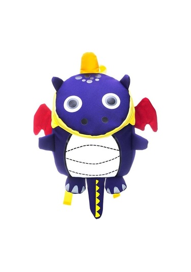 Ikkb Yeni Rahat Bebek Bebek Anti-kayıp Kız Erkek Çekme Halatı Sırt Çantası Mor Mor