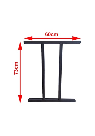 Bin1Fırsatt Metal Ayak Masa Ayağı Çalışma Mutfak Masası Ayağı Profil Ayaklar