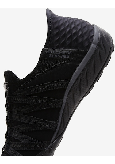 Skechers Slip-Ins:Breathe-Easy - Roll-With-Me Kadın Siyah Günlük Ayakkabı 100593 Bbk Siyah