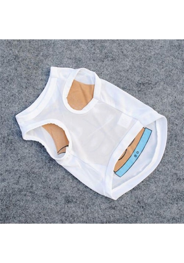 Köpek Ve Kedi İçin Six Pack Tshirt Pet Kıyafet