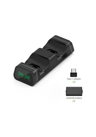 Led Göstergeli Xbox Xbox Series S/x Controller 1200mah Pilli Joystick Şarj Stand-tyx-0625