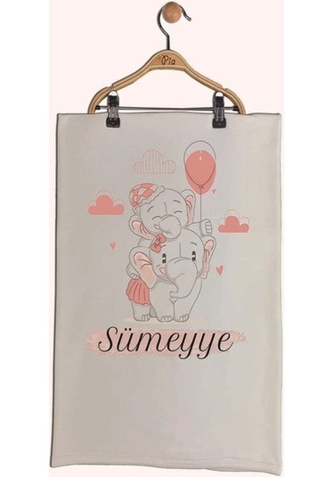 Pia Baby Gl 1941-09 Isme Özel Bebek Battaniyesi Çok Renkli