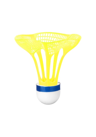 Geeksen Plastik Outdoor Badminton Topu - Sabit Direnc - Sarı Renk - 3 Adet Paket