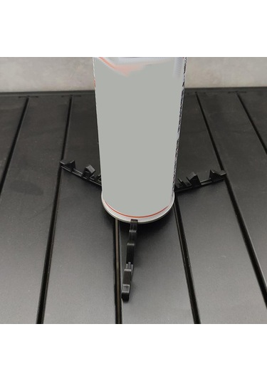 Homyl Katlanabilir Gaz Tankı Standı Siyah Eşkenar-dörtgen Siyah