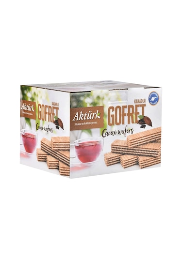 Aktürk Gofret 800 Gr Kakaolu Ve Vanilyalı 4 Lü Karma Paket