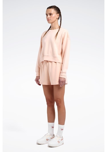 Reebok Rone C Neck Somon Kadın Sweatshirt Pembe-somon
