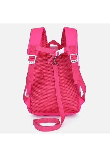Anaokulu Okul Çantası 2-9 Yaşında Karikatür Çocuk Sırt Çantası Exntye Pembe